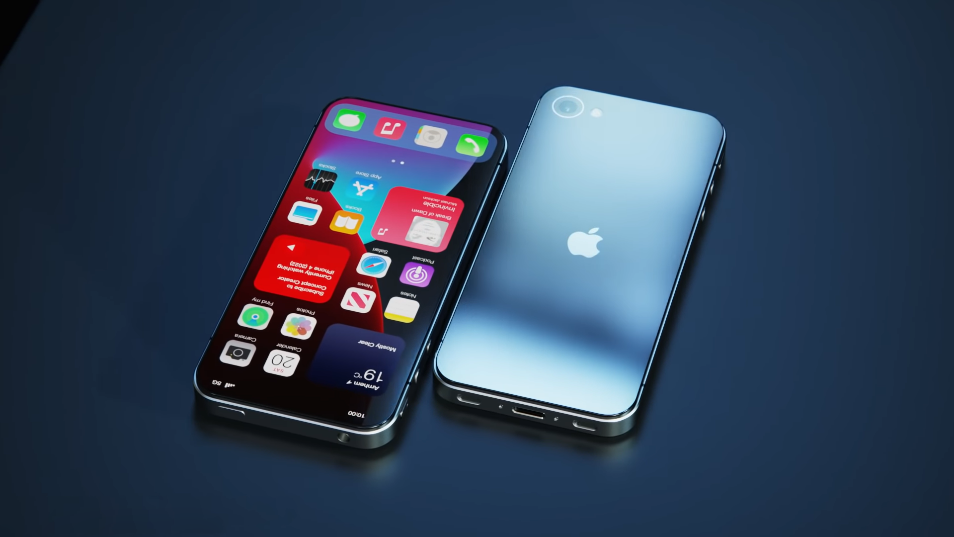 全面屏|iPhone概念新机，真全面屏+苹果A14，感觉是iPhone4的升级版