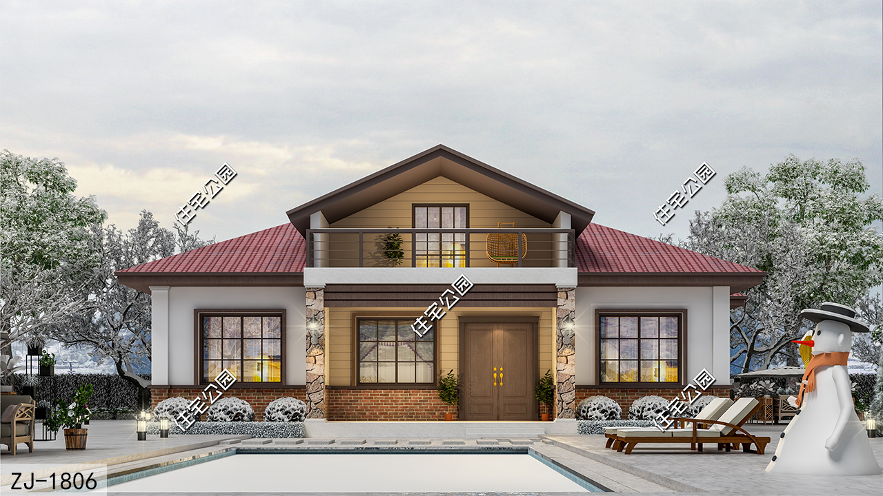 农村建个阁楼房有多实用？20多万就能拿下，休闲度假养老必选