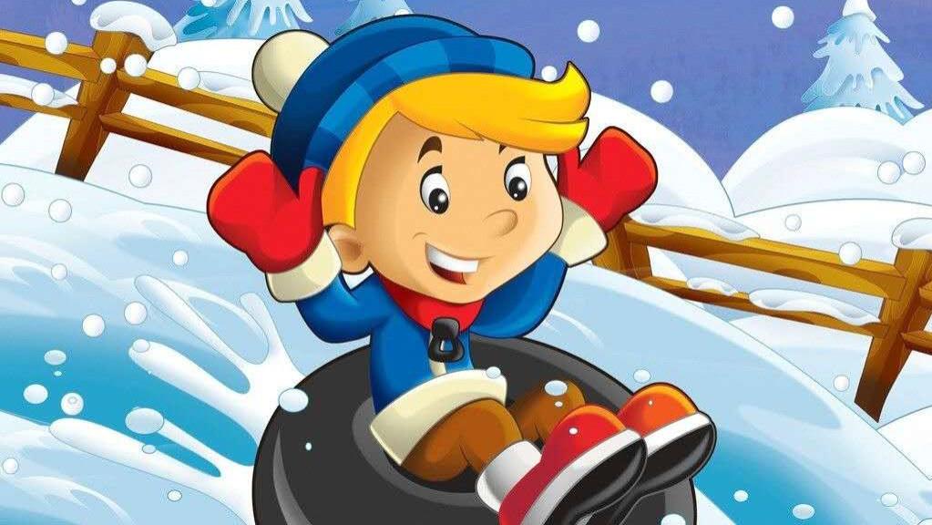 美国小学英语1  第3课 雪中趣事