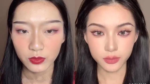 化妆 建议女人：无论多懒都要学会有效化妆，轻松2步，差别不止一点点