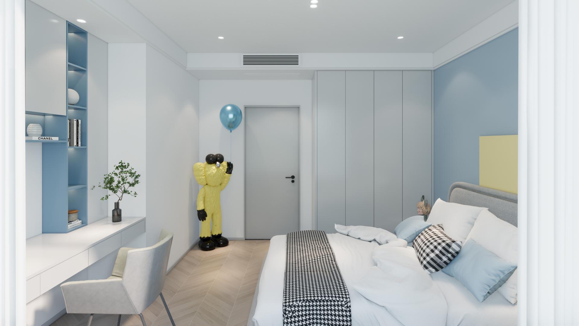 佳兆业207平现代风格装修案例