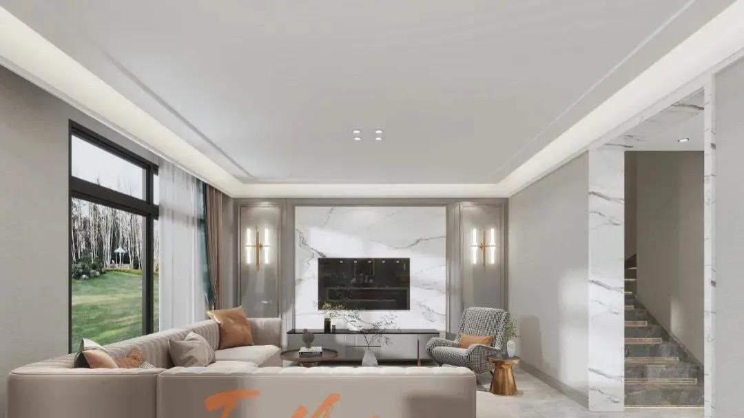 【鲁班装饰】云麓九里310㎡现代轻奢风格，空间之境。