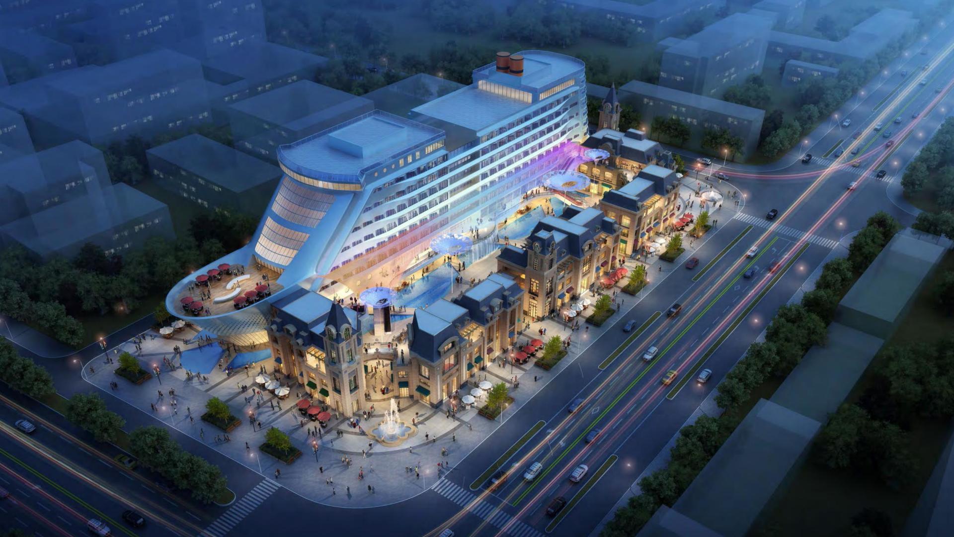 大宸设计：商住综合体设计·灵山龙胤城·昊成新天地