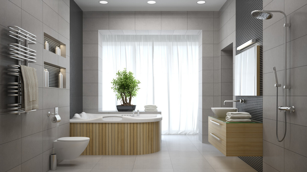 浴室预留40cm设计成这样，容量能抵得上储物间，方便不杂乱！