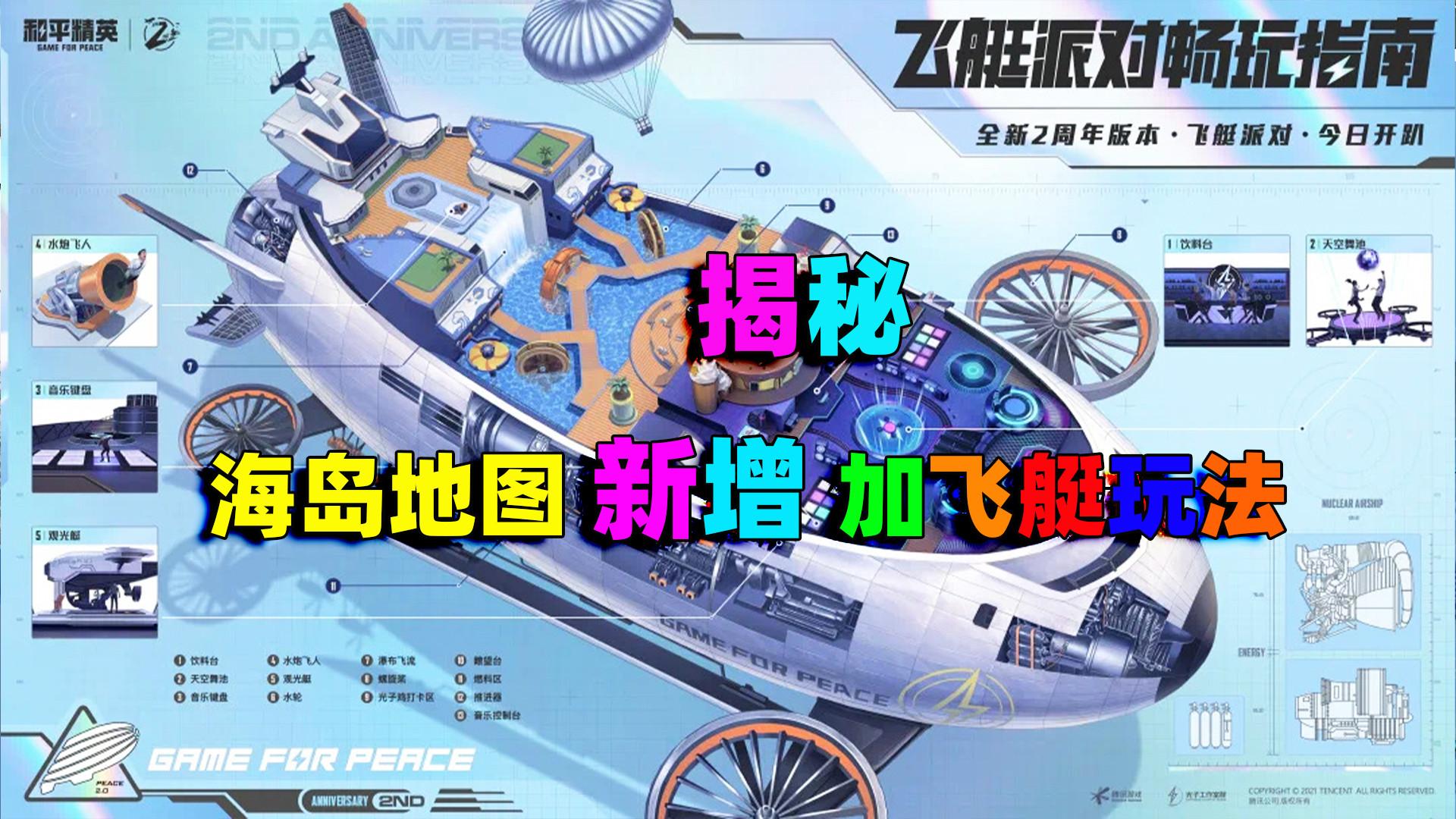 海岛地图新增加飞艇玩法你知道吗