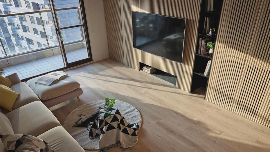 92.4㎡五口之家，不仅挤出四居室，还有独立衣帽间