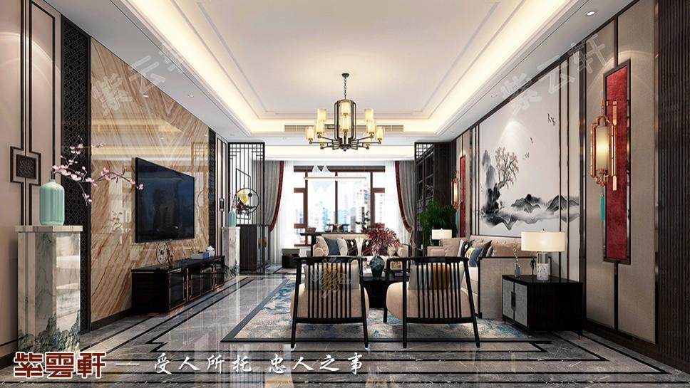 超有范的230平住宅新中式装修