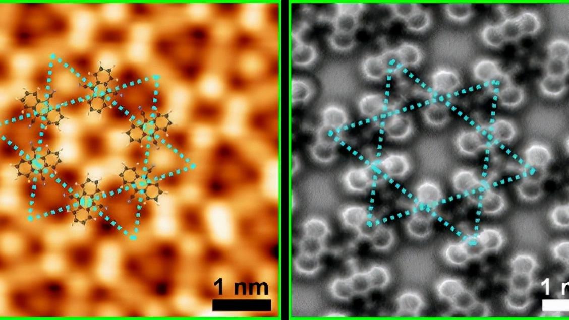 纳米材料 科学家在2D有机材料中发现磁性：由Kagome几何排列引起