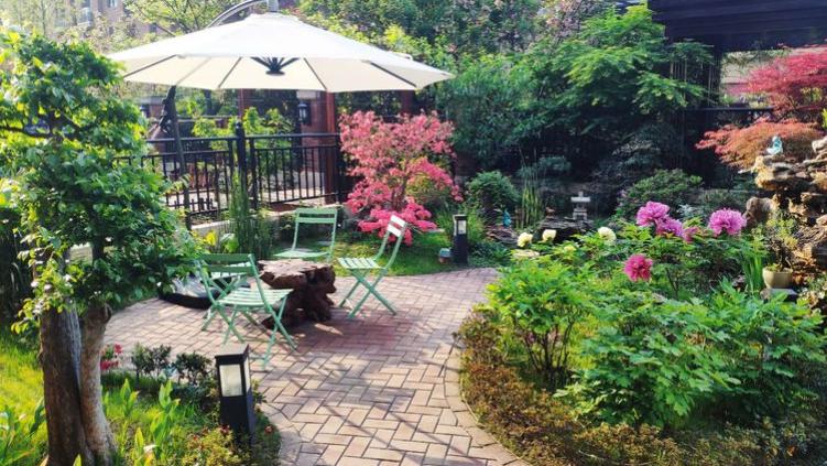 3年匠心打造，一楼90㎡庭院花园，现代与古典融合，美得令人陶醉