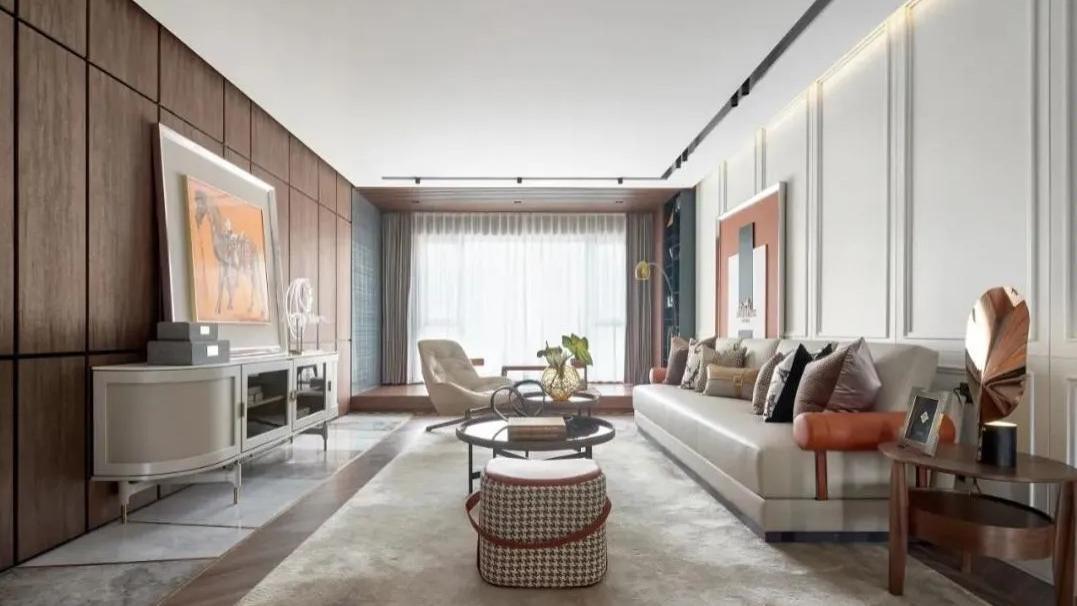 145㎡的橙意轻奢私宅