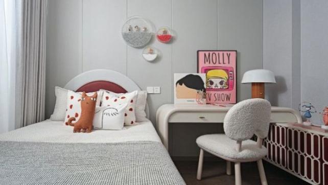 100㎡灰白色调两居室设计，高大上的感觉啊，看着就心动