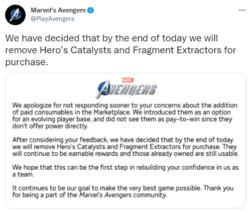 SE和水晶动力今日起将移除《漫