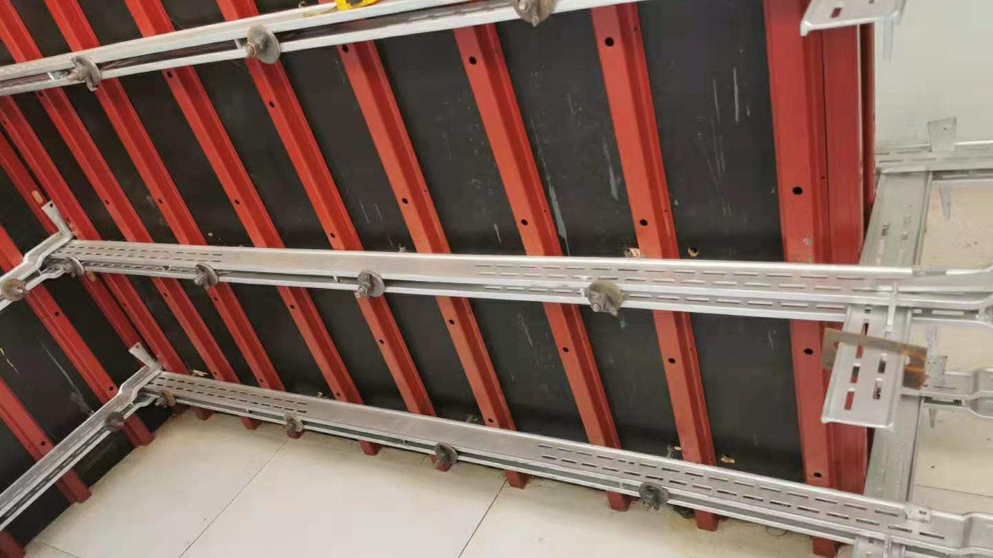 新型剪力墙模板支撑结构概念