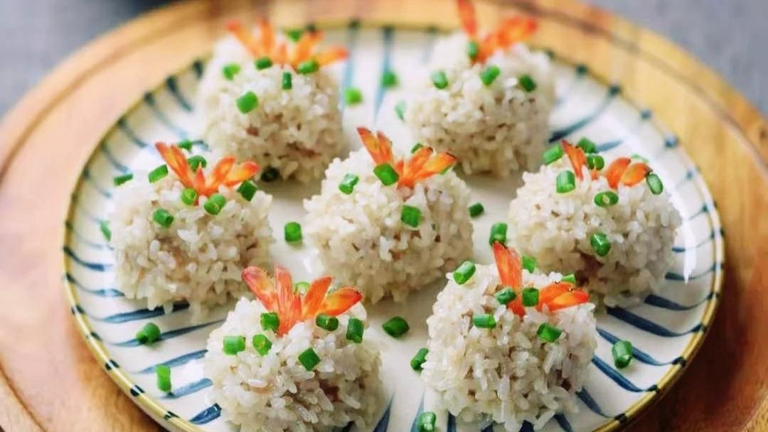 虾仁|年夜饭美食菜肴限定推荐：鲜虾珍珠丸子，花开富贵虾，新年福袋