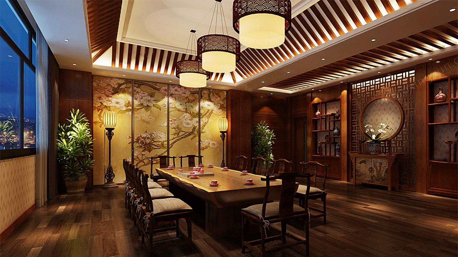 师古创今装饰工程|中式红木装修，堪称天作之合