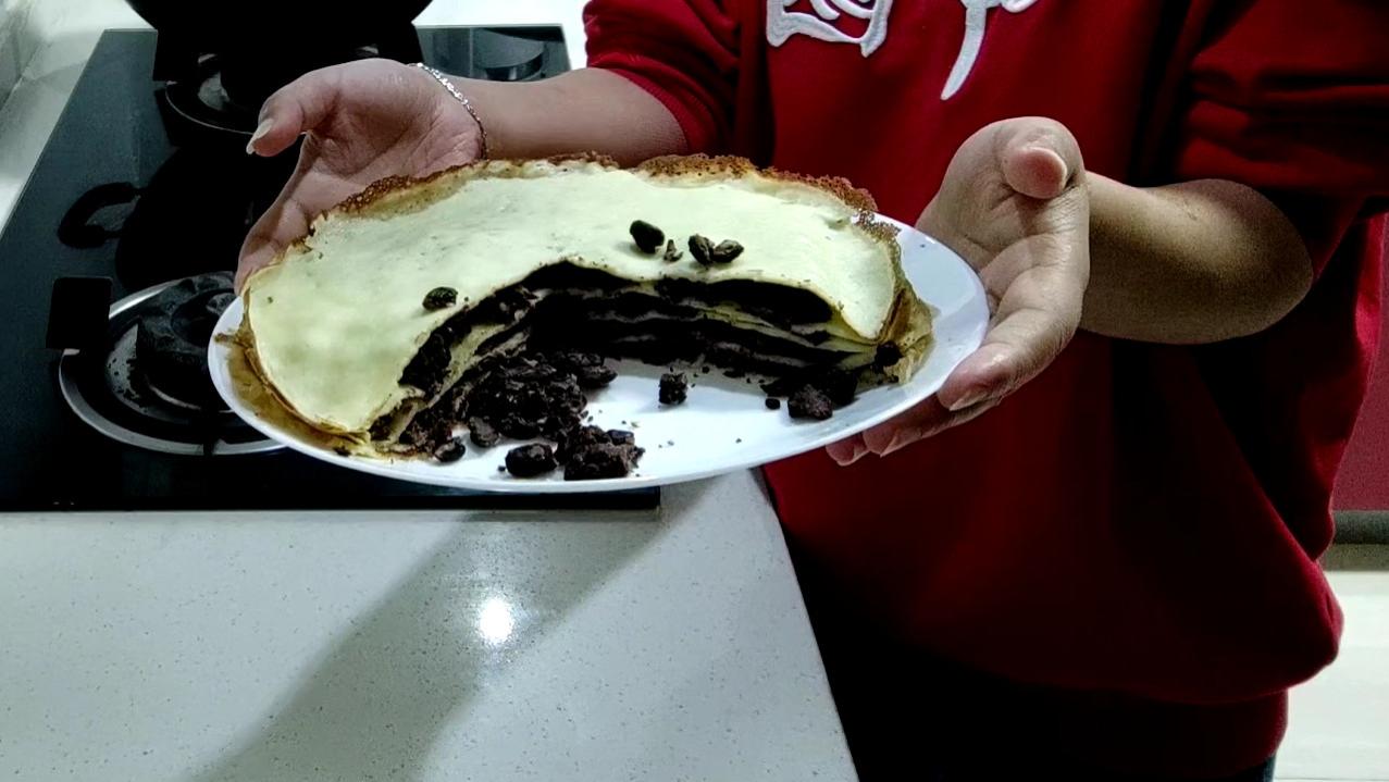 厨师|红豆千层蛋糕这样做，食材简单易操作，味道却特别的香甜好吃