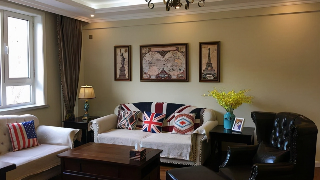 16W打造美式风格三居室，9年爱情长跑，终于迎来我们的小窝！