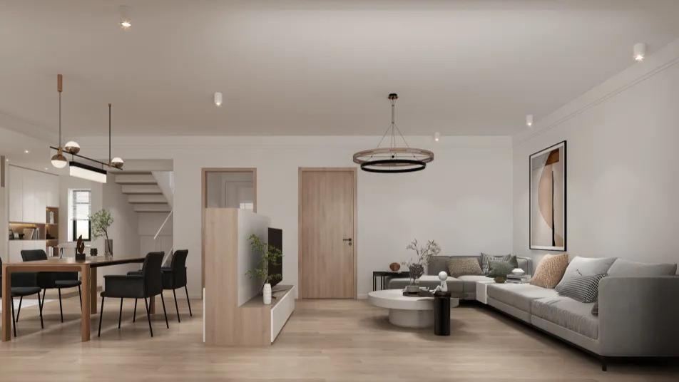 【鲁班装饰】保利玺樾220㎡北欧风格，以人为本