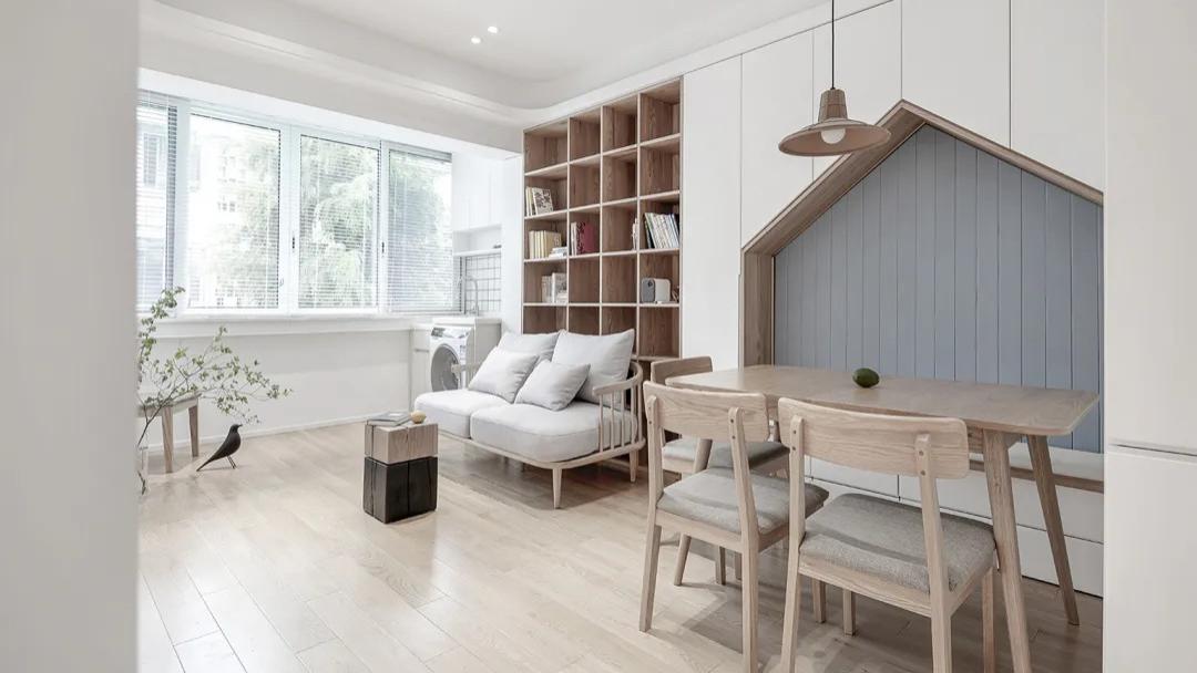 59㎡二手老破小改三室，空间利用到每一寸！