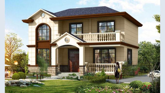 农村自建养老房，我推荐二层新中式楼房，省钱实用20万就能建成