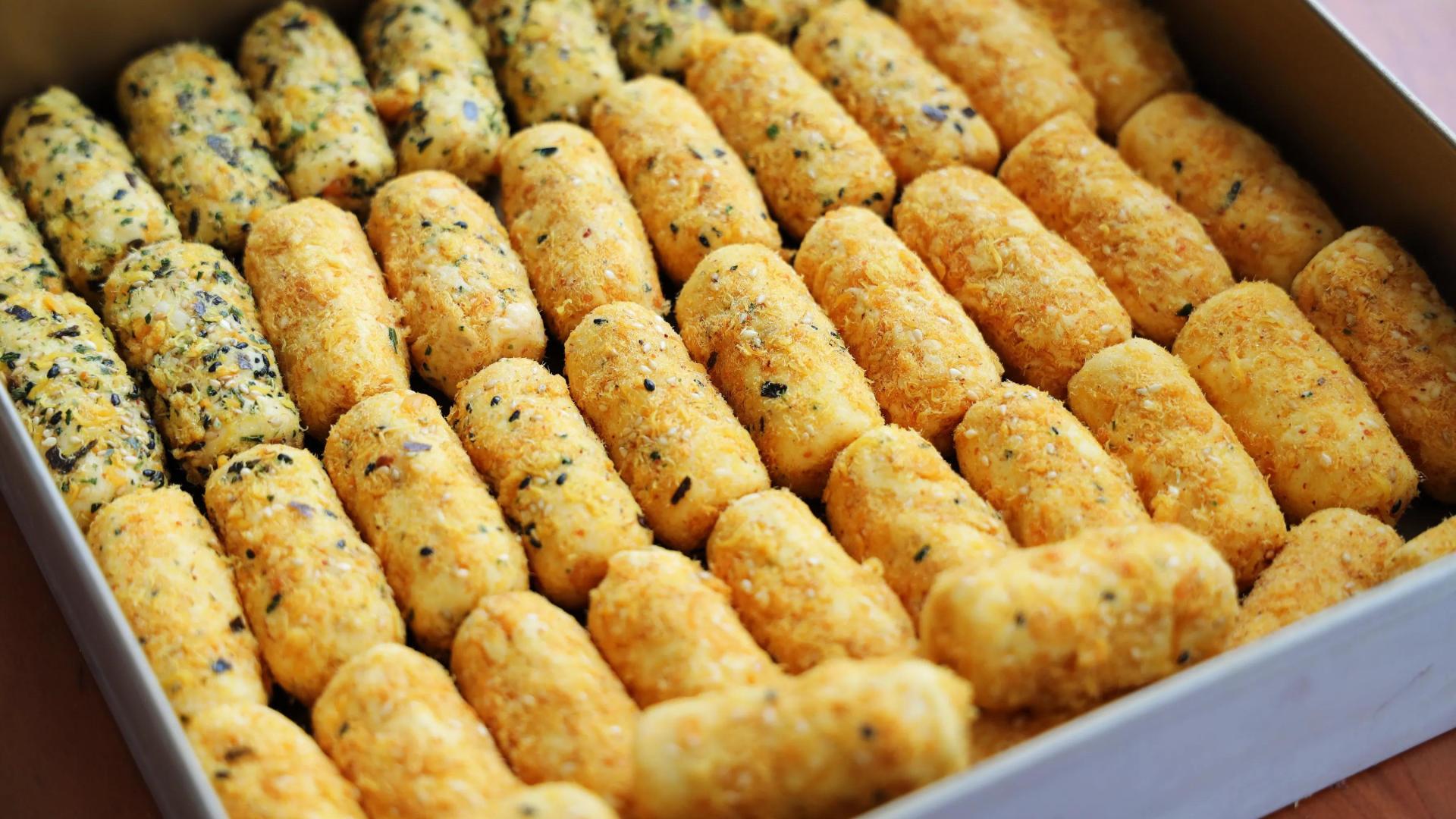 西兰花|过年超火的零食，简单0失败，平底锅就能做，酥脆拉丝，超好吃呀