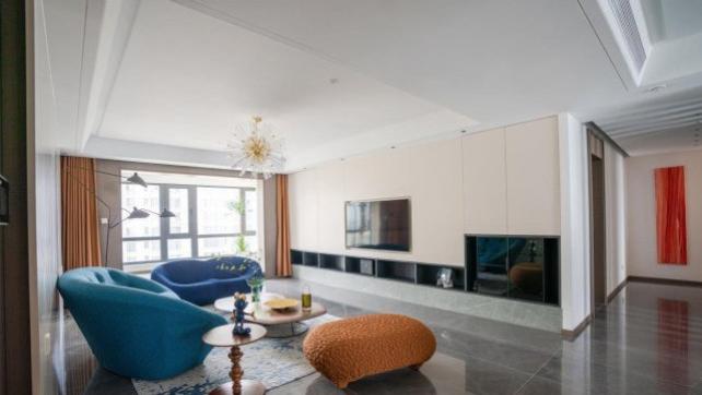 200㎡的海景大平层，同一空间中，兼具沉稳大气、时尚跳跃