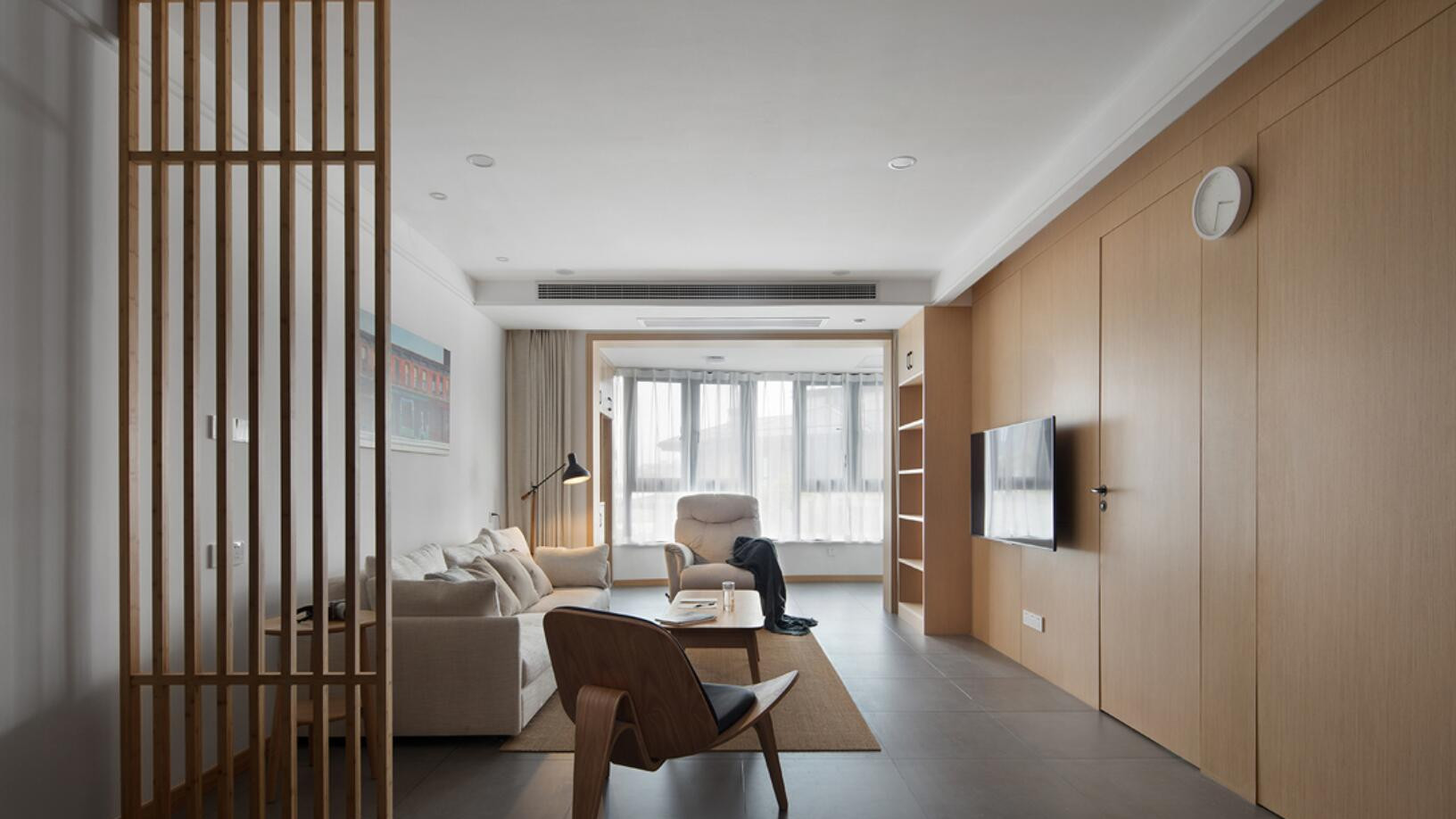 难怪原木风格很流行，看看她134㎡新家，确实花钱少效果好