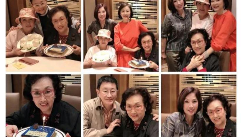跑步|林青霞现身为葛兰庆生，瘦身成功美出新高度，穿红裙站C位太耀眼