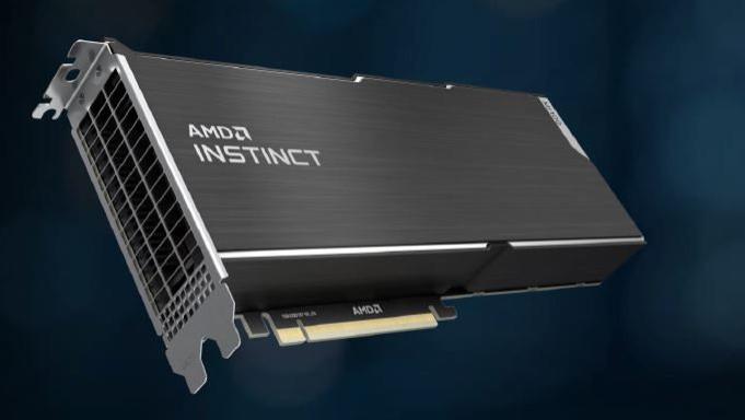 AMD MI1250X加速卡，128GB显存，MCM多芯片封装