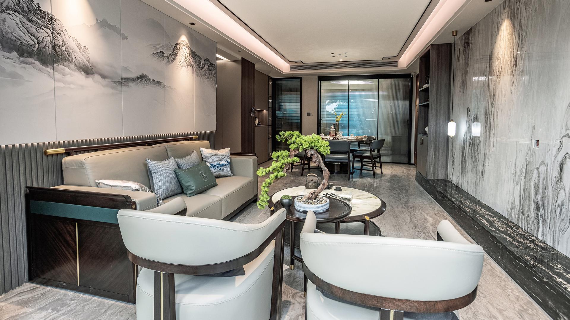 现代中式风，尽显东方美，装修得太有感觉啦