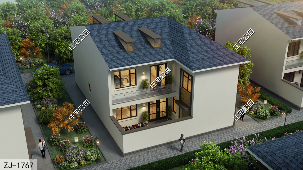 10×15米二层农家小院，简单易建造，东墙无窗设计太适合农村了