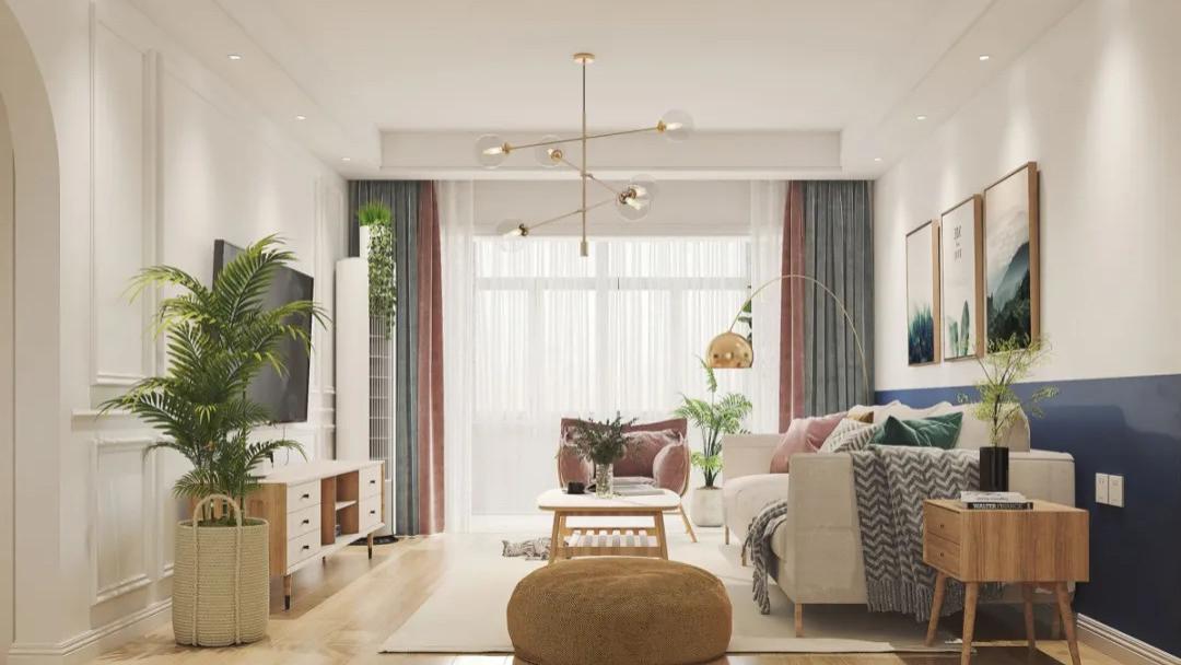 ?【鲁班装饰】润城95㎡北欧风格，遇见。