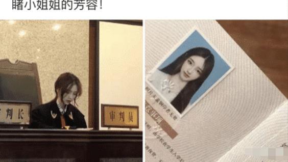发现颜值逆天的审判长，真想犯些小错误，一睹她的真容