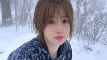 虞书欣|虞书欣野外雪中氛围感随拍