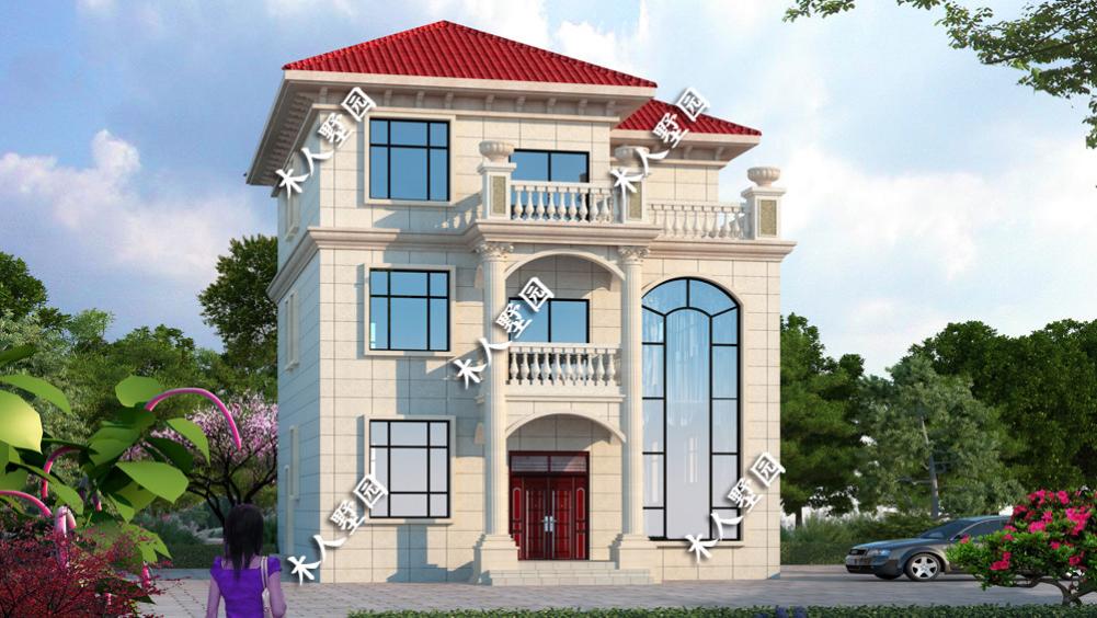 10米宽的农村别墅这样建，简约实用，值得被收藏