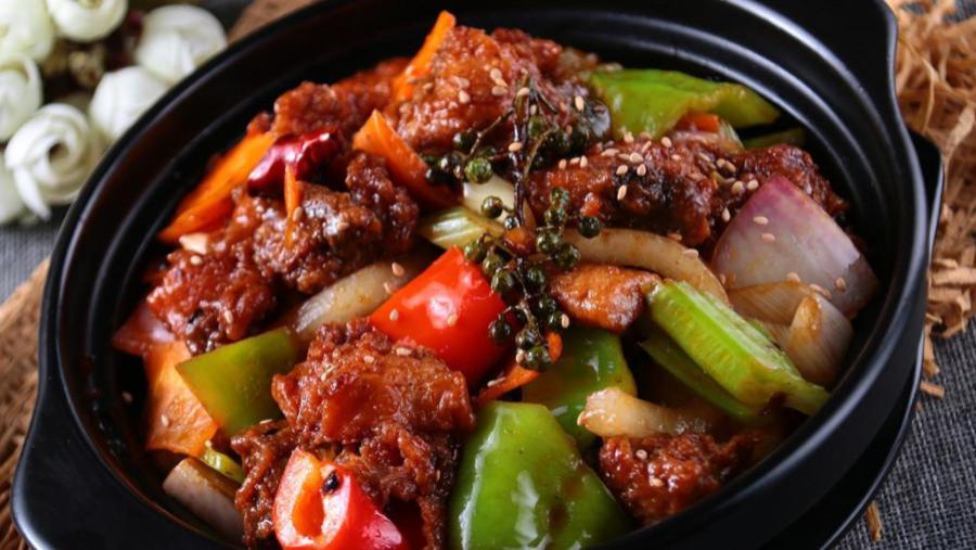 大盘鸡|瓦香鸡就是美味的存在，难以抵制，简单学会