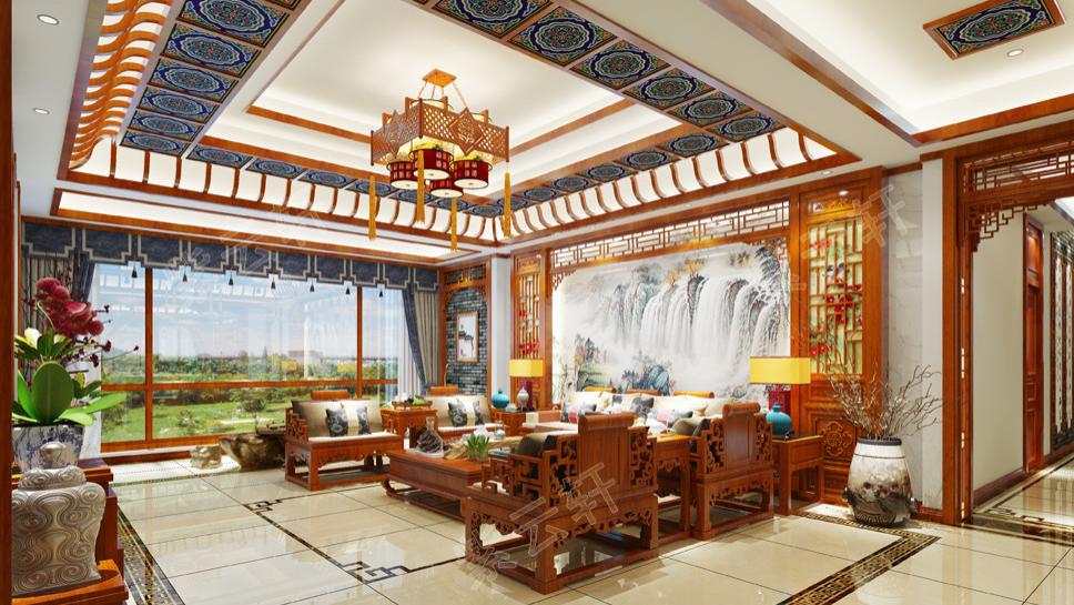 300平米中式别墅——将古风幽雅的中式气质融入生活中