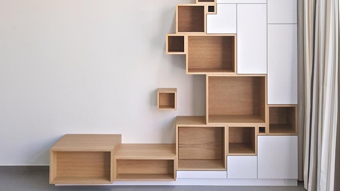 把这1㎡拿出来，装上隔板做上柜子，好收纳，为家中增添一道亮点