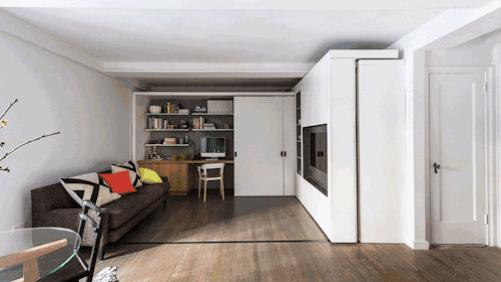 老外10大创意家居设计，小户型的福音，立即多出一间卧室！