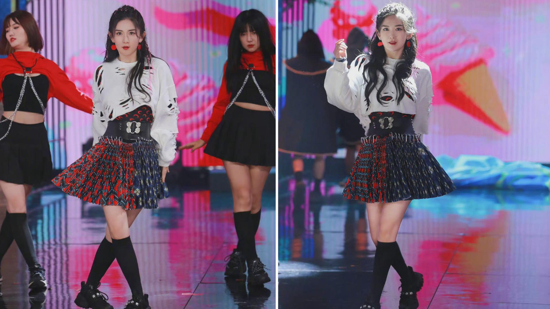 谢娜|40岁谢娜真“嫩”！产后首次回归一身女团装劲歌热舞，身材超火辣