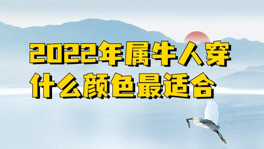 2022年属牛人穿什么颜色最适合!幸福平安