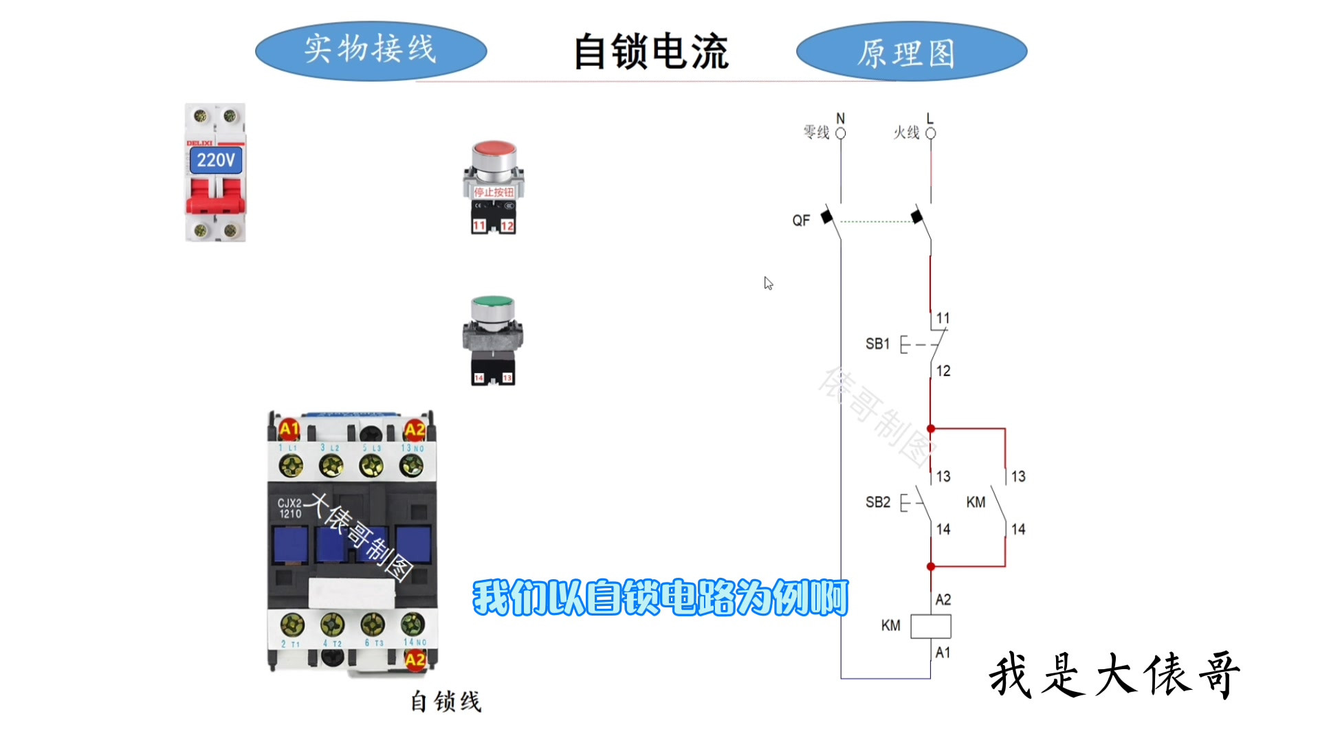 怎么看图接线？这是电气自动化入门的第一步，也是最重要的一步