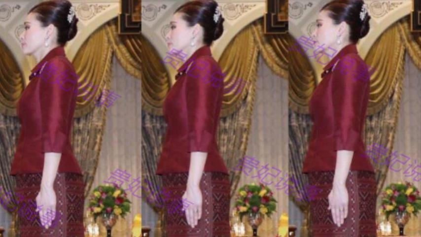 苏提达|42岁苏提达反击贵妃，晒出“大肚照”抢风头，宫斗战火烧到海外