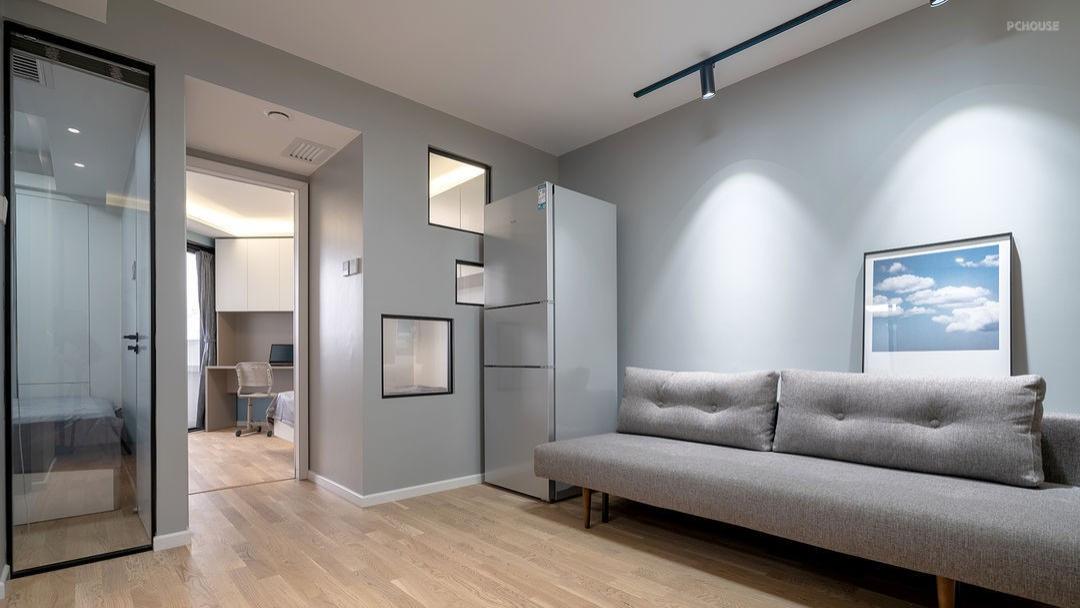 50平方米变身大两居，采光通风超级好，满足一家三口人的生活需求