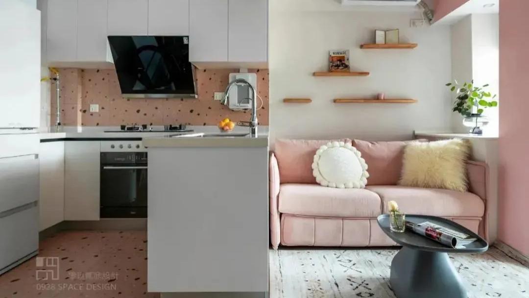 30㎡公寓装修，全屋通透敞亮大气，一进门就被惊艳了