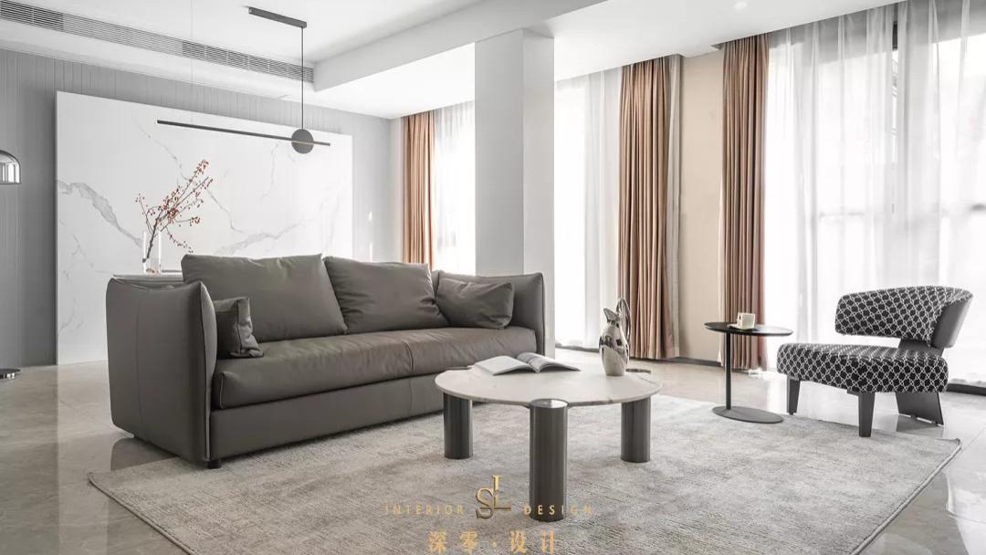 无比羡慕这种别墅，三层300㎡外带小院子，室内现代简约不见土气