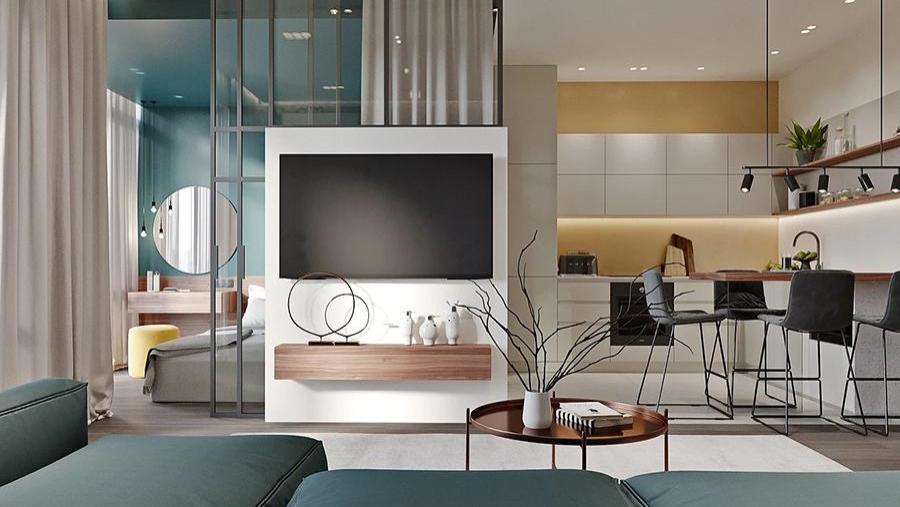 走进36岁职场女性57㎡的家，简约精致的装修风格，时尚大气又温馨