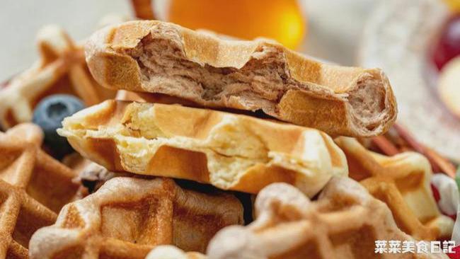 华夫饼|连吃一月早餐，小脸变得红又润！原来配方里加了养生的它