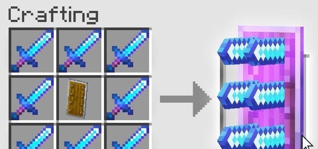 我的世界 玩家 自制 合成表 盾牌附魔 荆棘 后伤害爆表 娱乐资讯 游戏百科