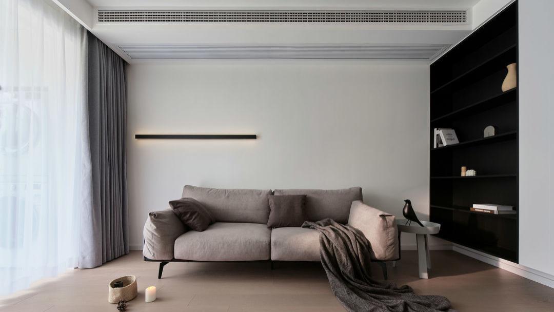 现代简约风，转角悬空柜，增加收纳空间方便打扫